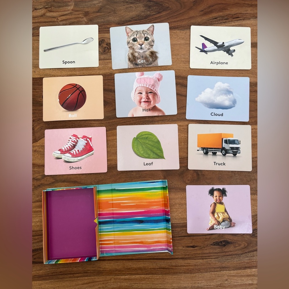 Lovevery Things I See cards from the Inspector (7-8 months) kit